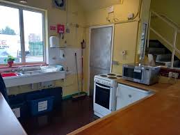 Fully accessible community kitchen layout